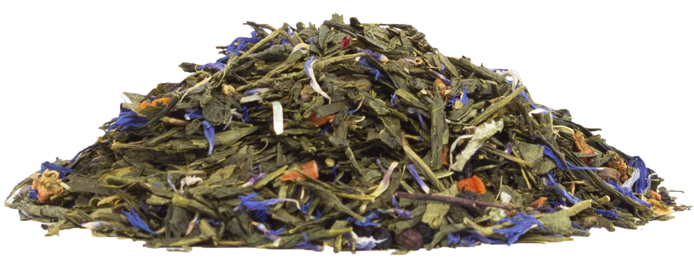 : зеленый чай с добавками "дикая земляника new"