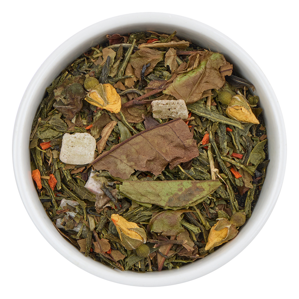 : зеленый чай с добавками "секрет соусапа"