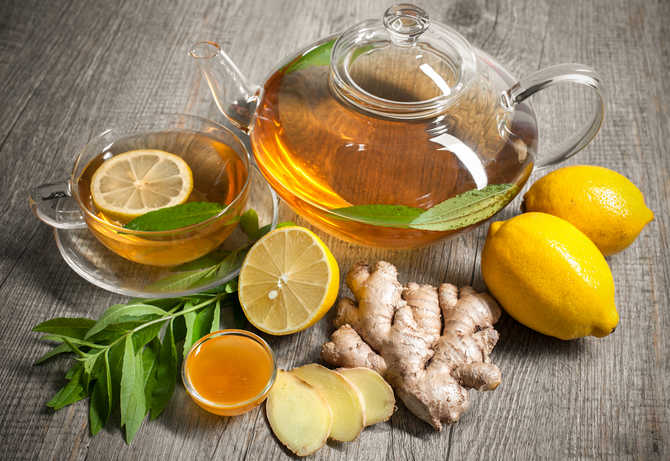 Чай с имбирем и лимоном: рецепты для похудения, для иммунитета