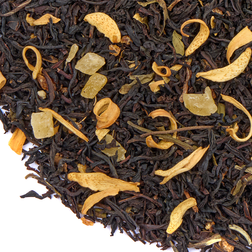 : черный чай с добавками "тропический закат"