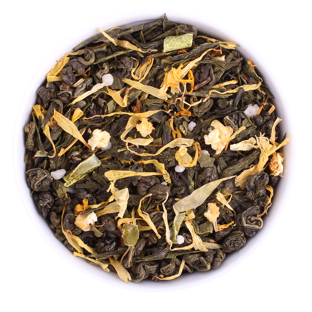 : зеленый чай с добавками "медовая дыня"