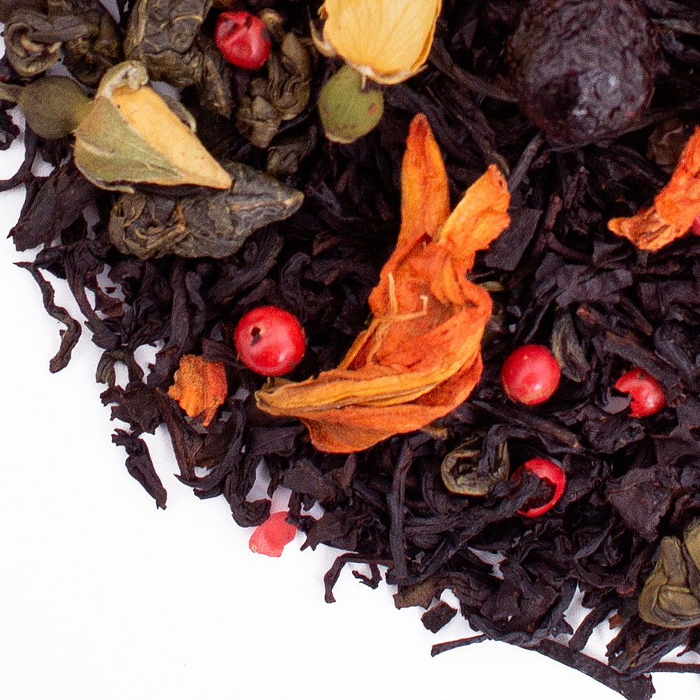 : черный чай с добавками "мастер и маргарита"