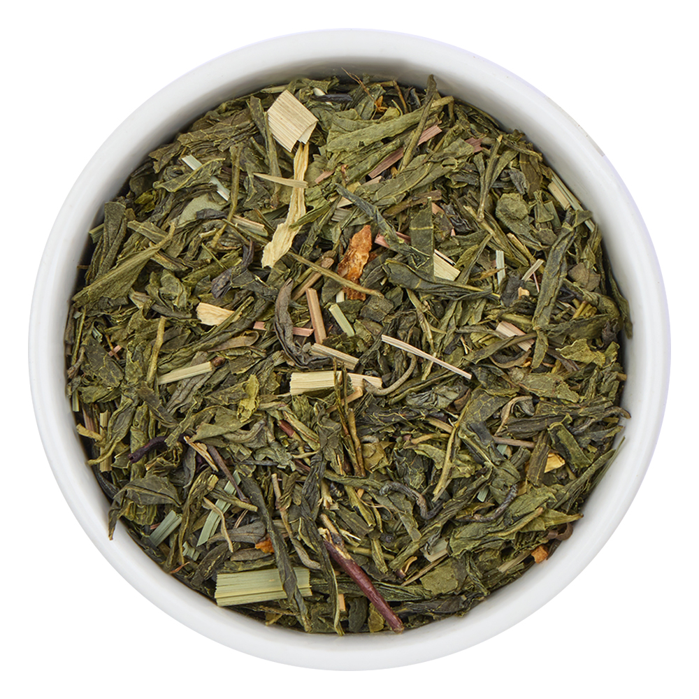 : зеленый чай с добавками "лимонный женьшень"