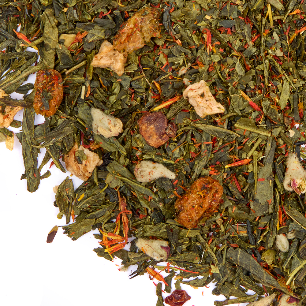 : зеленый чай с добавками "кладовая солнца"