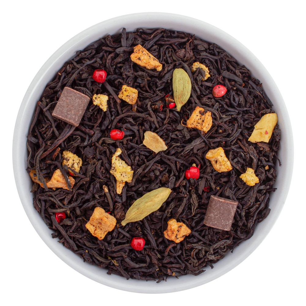 : черный чай с добавками "пряная груша"