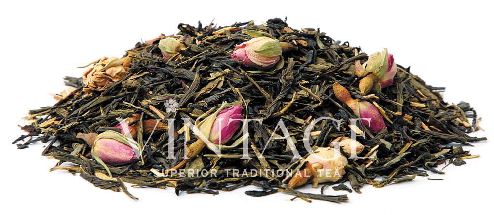 рисунок: зеленый чай с добавками "секреты восточной любви"