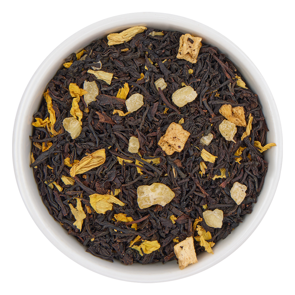 : черный чай с добавками "алоха"