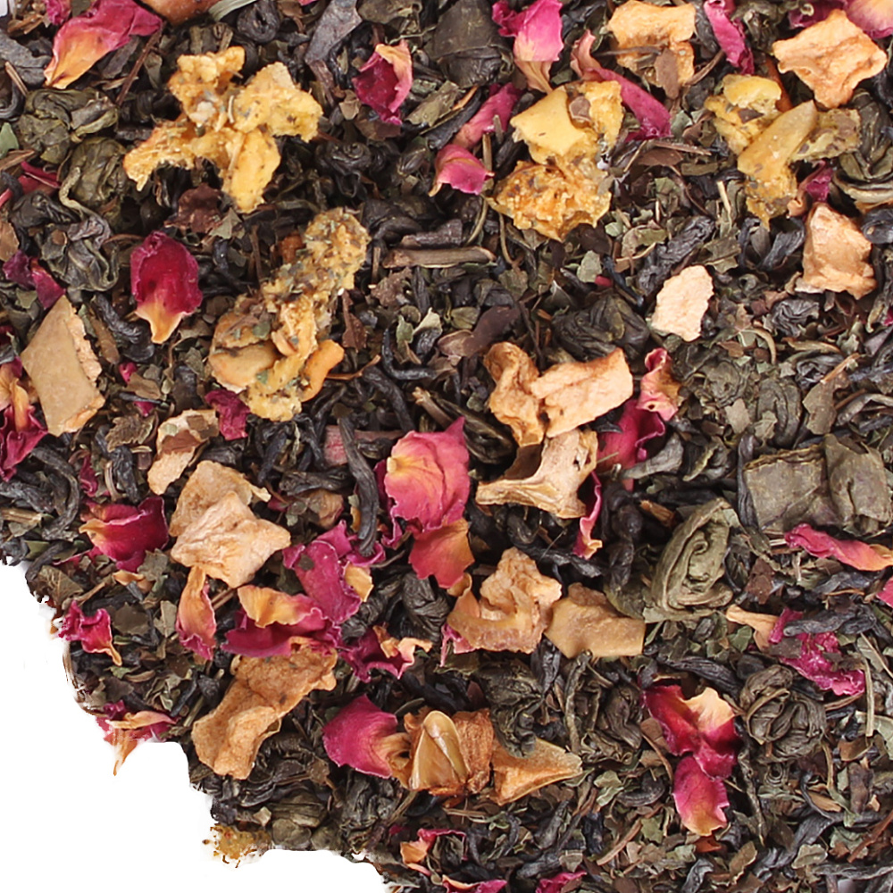 : зеленый чай с добавками "восточная мелисса"