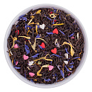 : черный чай с добавками "сердце мальвины"