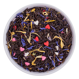 Черный чай с добавками "Сердце Мальвины"