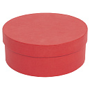 : коробка круглая д20, красная без лого