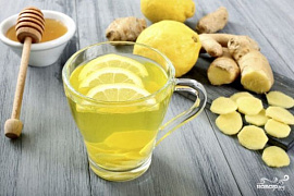 Имбирный чай с лимоном и медом для похудения