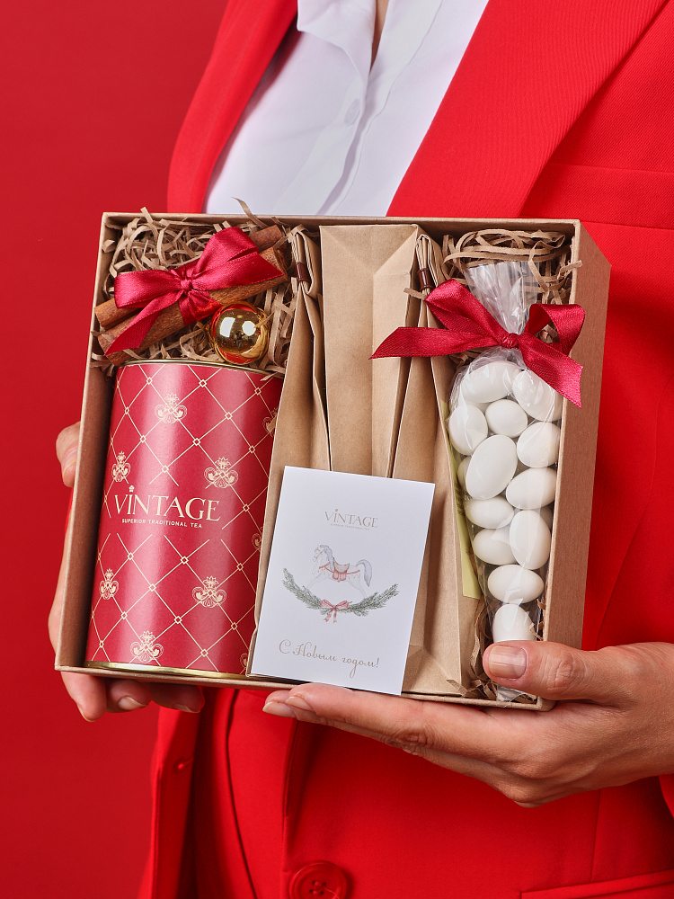 : рукав на емкость vintage ампир красный 120