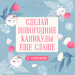 Сделай новогодние каникулы еще слаще с Vintage!