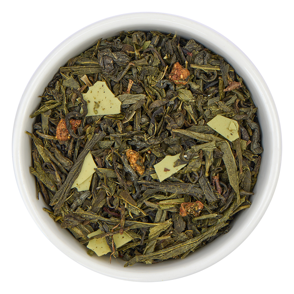 : зеленый чай с добавками "алиса в стране чудес"
