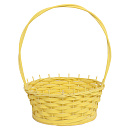 : корзина d19,5 h7,5 h28, желтая