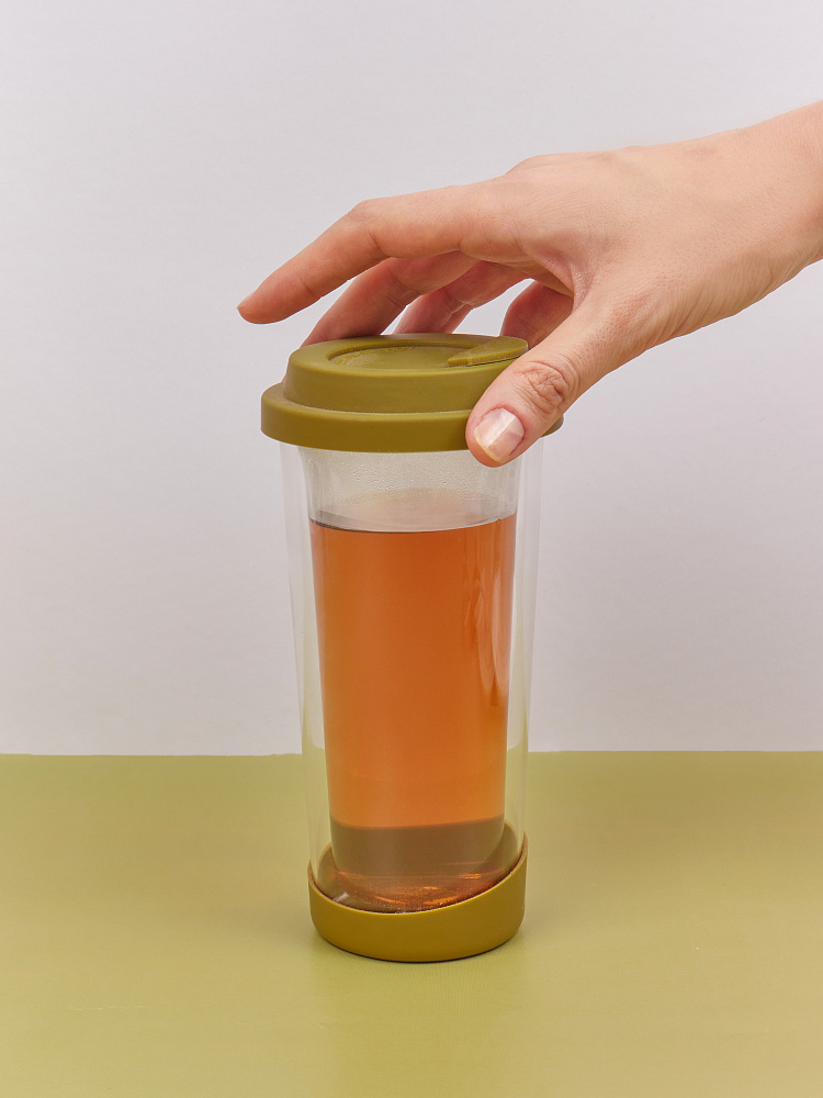 : чашка "ди" зеленая