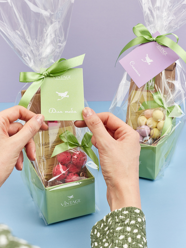 : поддон "vintage" салатовый опт с лого 13х7х6