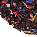 : черный чай с добавками "сердце мальвины"