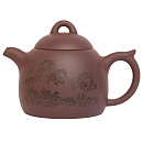 : чайник "китайский сад" 370мл/глина