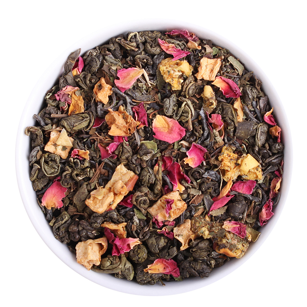 : зеленый чай с добавками "восточная мелисса"