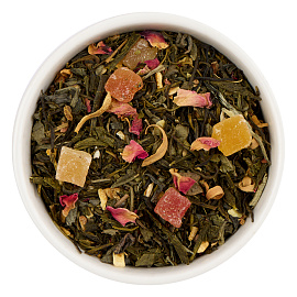 Зеленый чай с добавками "Поцелуй гейши"