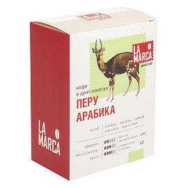 Перу Арабика Дрип-кофе La Marca, н-р 6 шт