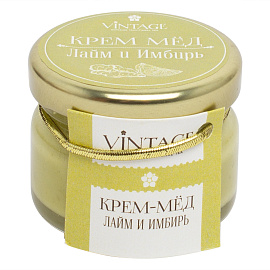Крем-мед с лаймом и имбирем
