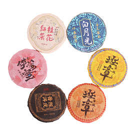 Ассорти китайского прессованного чая 6 мини видов