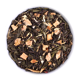 Зеленый чай с добавками "Сочный персик"