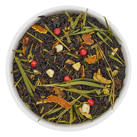 Черный чай с добавками "Мята и грейпфрут премиум"