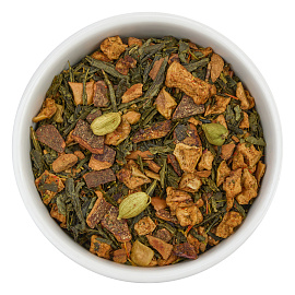 Зеленый чай с добавками "Коричное яблочко"