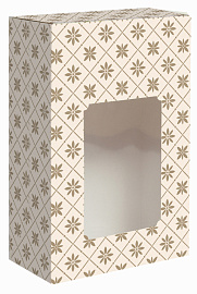 Коробка малая с окном "Эклектика" ОПТ без лого 12х6,5х18,5