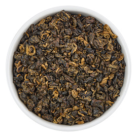 Черный чай "Хун Цзинь Ло (Золотая улитка)"