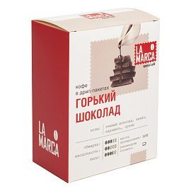 Горький шоколад Дрип-кофе La Marca, н-р 6 шт