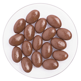 Белый шоколад в молочном шоколаде со вкусом соленой карамели